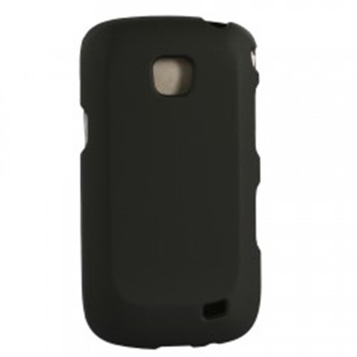 Samsung Compatible Rubberized Protective Cover - Black ILLUSIONRUBBK