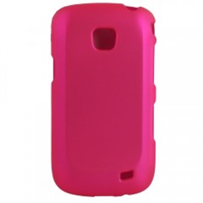 Samsung Compatible Rubberized Protective Cover - Dark Pink ILLUSIONRUBDKPK