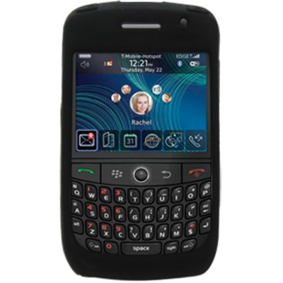 Blackberry Compatible Silicone Skin Cover - Black  ILS-BB8900-BK