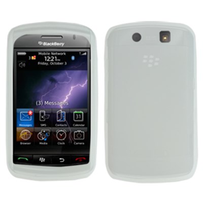 Blackberry Compatible Silicone Skin Cover - Transparent Clear  ILS-BBSTORM-TCL