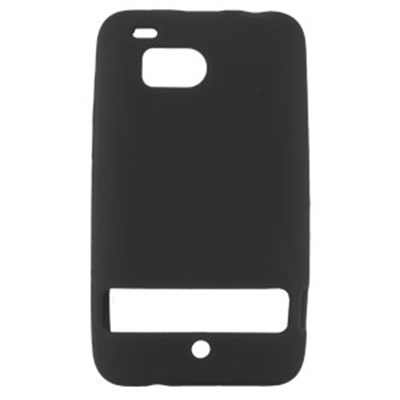 HTC Compatible Silicone Skin Cover - Black  ILS-HT6400-BK