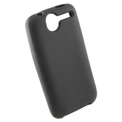 HTC Compatible Silicone Skin Cover - Black  ILS-HTDESIRE-BK