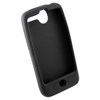 HTC Compatible Silicone Skin Cover - Black  ILS-HTDESIRE-BK Image 1