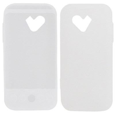 HTC Compatible Silicone Skin Cover - Transparent Clear ILS-HTG1-TCL