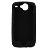 HTC Compatible Silicone Skin Cover - Black ILS-HTNEXUSONE-BK Image 1