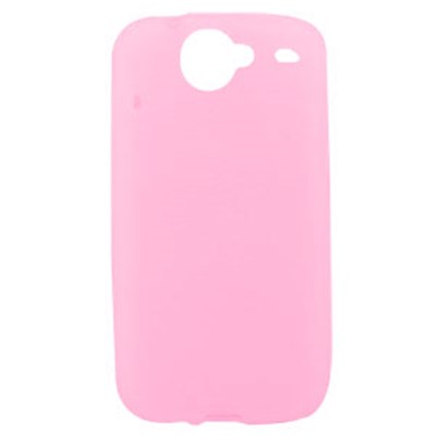 HTC Compatible Silicone Skin Cover - Soft Pink ILS-HTNEXUSONE-TPI