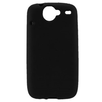 HTC Compatible Silicone Skin Cover - Black ILS-HTPASSION-BK