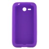 HTC Compatible Silicone Skin Cover - Purple ILS-HTPD53100-PP Image 1