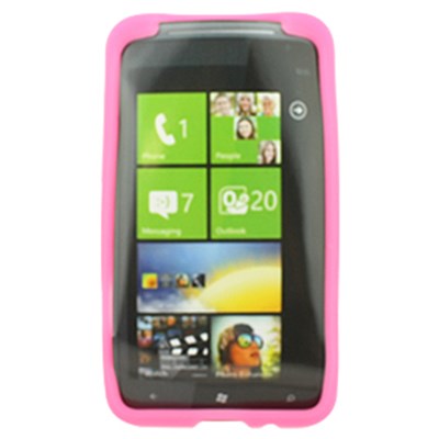 HTC Compatible Silicone Skin Cover - Pink ILS-HTX310E-PI
