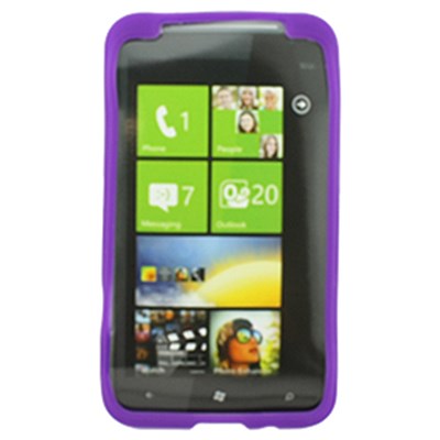 HTC Compatible Silicone Skin Cover - Purple ILS-HTX310E-PP