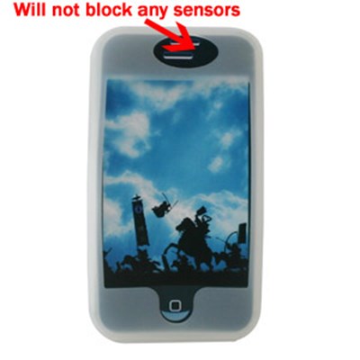 Apple Compatible Silicone Skin Cover - Transparent Clear ILS-IPHONE-TCL