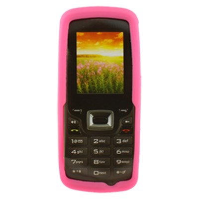 Kyocera Compatible Silicone Skin Cover - Pink ILS-KYS1350-PI