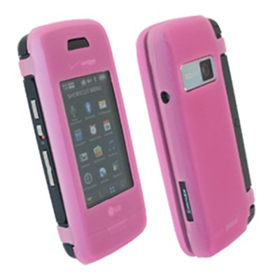 LG Compatible Silicone Skin Cover - Soft Pink ILS-LG10000-TPI