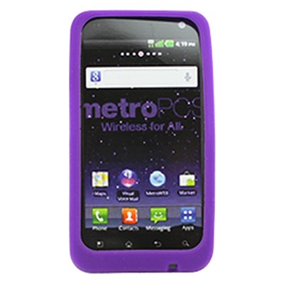 LG Compatible Silicone Skin Cover - Purple ILS-LGMS910-PP