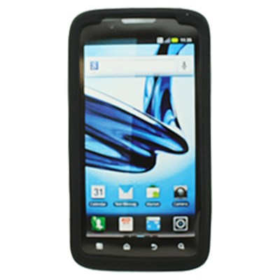 Motorola Compatible Silicone Skin Cover - Black ILS-MOMB865-BK