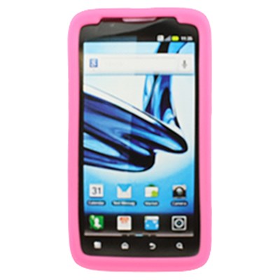 Motorola Compatible Silicone Skin Cover - Pink ILS-MOMB865-PI