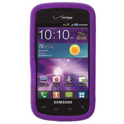 Samsung Compatible Silicone Skin Cover - Purple ILS-SAI110-PP