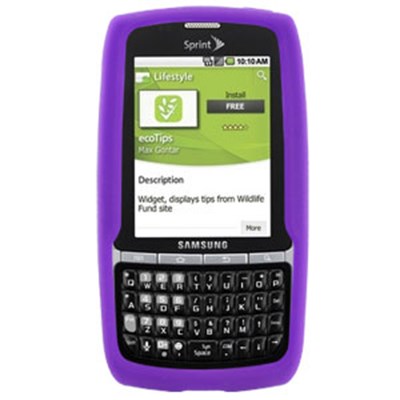 Samsung Compatible Silicone Skin Cover - Purple ILS-SAM580-PP