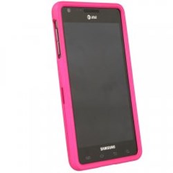 Samsung Compatible Rubberized Protective Case Cover - Dark Pink  INFUSERUBDKPK