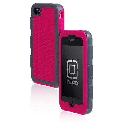 Apple Compatible Incipio DESTROYER Ultra Case - Magenta and Grey  IPH-589