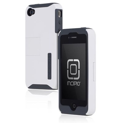 Apple Compatible Incipio SILICRYLIC Kickstand - Grey and White  IPH-629