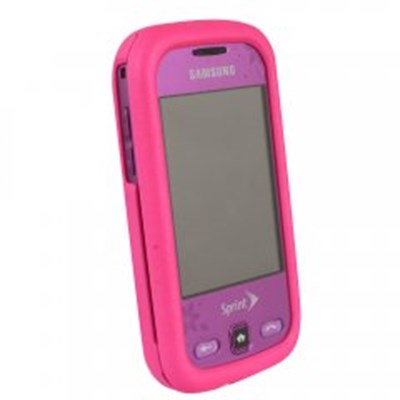 Samsung Compatible Rubberized Protective Cover - Dark Pink  M380RUBDKPK