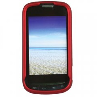 Samsung Compatible Rubberized Protective Cover - Red M930RUBRD