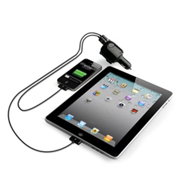 2.1 Amp Dual Travel and Car Charger with Micro USB Cable and Apple Charging Cable
