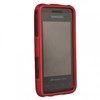 Samsung Compatible Rubberized Protective Case Cover - Red  PREVAILRUBRD Image 1