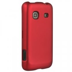 Samsung Compatible Rubberized Protective Case Cover - Red  PREVAILRUBRD