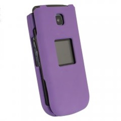 Samsung Compatible Rubberized Protective Case Cover - Purple  R260RUBPU