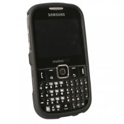 Samsung Compatible Rubberized Protective Cover - Black R380RUBBK
