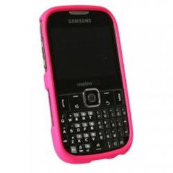 Samsung Compatible Rubberized Protective Cover - Dark Pink R380RUBDKPK