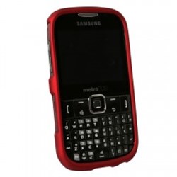 Samsung Comaptible Rubberized Protective Cover - Red R380RUBRD
