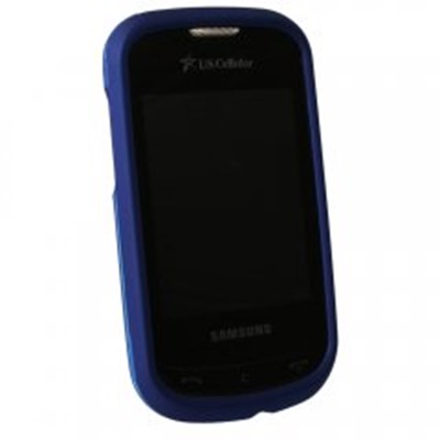 Samsung Compatible Rubberized Protective Cover - Dark Blue R640RUBDKBL