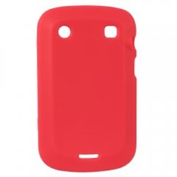 Blackberry Compatible Silicone Sleeve Cover - Red  SILBB9900RD