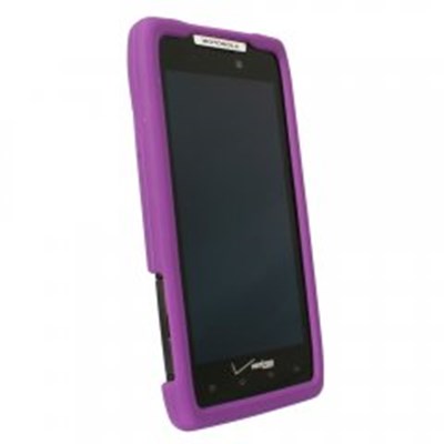 Motorola Compatible Silicone Gel Cover - Purple SILRAZRPU