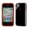 Apple Compatible Speck CandyShell Case - Black and Pomodoro SPK-A0778 Image 2