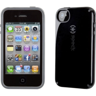 Apple Compatible Speck CandyShell Flip Case - Black and Grey  SPK-A0794