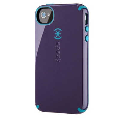 Apple Compatible Speck CandyShell Case - Aubergine and Peacock SPK-A0821