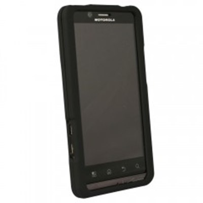 Motorola Compatible Rubberized Protective Cover - Black TARGARUBBK