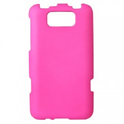 HTC Compatible Rubberized Protective Cover - Dark Pink TITANRUBDKPK