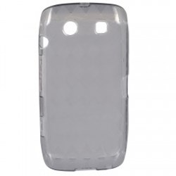 BlackBerry Compatible TPU Case with Argyle Pattern - Smoke TPUBB9850SM