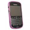 Blackberry Compatible Checkered Pattern TPU Cover - Hot Pink TPUBB9900HPCK Image 1