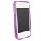 Apple Compatible Wave Pattern TPU Case Cover - Purple  TPUIPHONE4PU Image 1