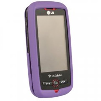 LG Compatible Rubberized Protective Cover - Purple UN270RUBPU