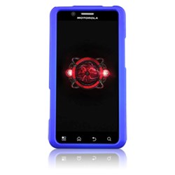 Motorola Comaptible Rubberized SnapOn Cover - Blue 11814NZ