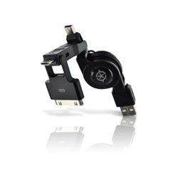 Celltronix 3-in-1 Retractable USB Sync and Charge Cable 11823NZ Celltronix 3-in-1 Retractable USB Sync and Charge Cable 11823NZ