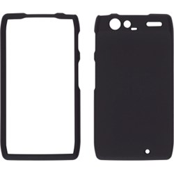 Motorola Compatible Soft Touch Snap-On Case - Black  308382