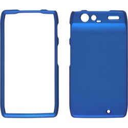 Motorola Compatible Soft Touch Snap-On Case - Blue 358526